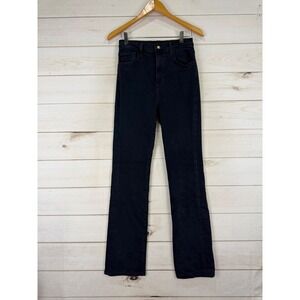 Favorite Daughter Jeans 28 Blue The Valentina Boot Super High Rise Mini Bootcut